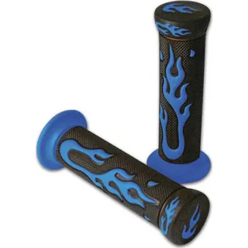 grip Gripy-rukojeti "Flame" modré, 13 cm gumové