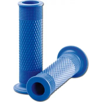 grip Gripy "Fast" modré 12 cm, rukojeti na motorku