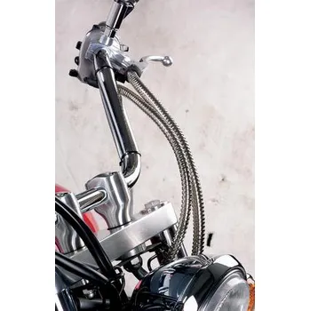 Dekorativní kryt na bowdeny, chrom, 10 mm