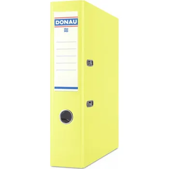Pořadač pákový A4 DONAU 7,5cm polypropylen žlutý