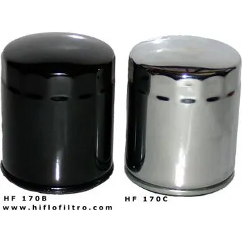 Filtr pro motocykl HF 170C - Olejový filtr Hiflo Filtro CHROM (Ilustrační foto - provedení chrom)