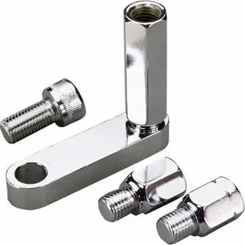 Zrcátko pro motocykl Nástavec rozšíření zrcátka na motorku, chrom (rozšiřovací a zvyšovací )