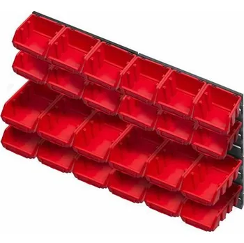 Úložný box Nástěnný panel Patrol s plastovými boxy FW7