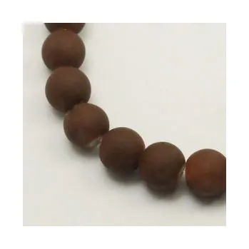 Dětské navlékací korálky Korálky pogumované 12mm 3ks hnědé