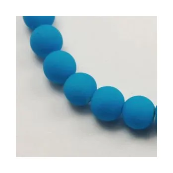 Dětské navlékací korálky Korálky pogumované 12mm 3ks světle modré