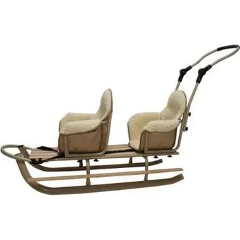 Sáně Mikrus dětské sáňky pro dvojčata Duo