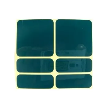 Shaman Racing Reflexní samolepky 6 ks, modré