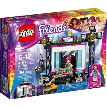 Stavebnice LEGO LEGO Friends 41117, TV Studio s popovou hvězdou