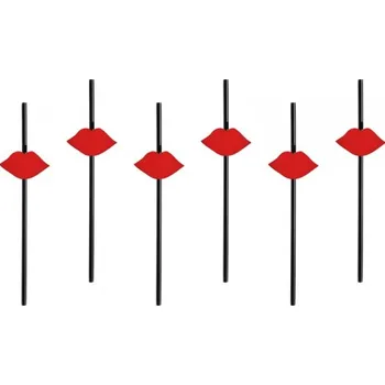 Partydeco Brčka se rty 6 ks