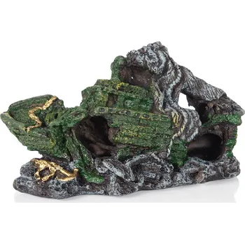 Dekorace do akvária Vrak s kotvou (PO-024)