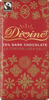 Čokoláda Divine mléčná čokoláda s karamelem a mořskou solí 100g