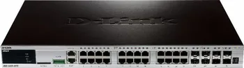Switch D-Link xStack 24-port SFP Layer 3 Managed Gigabit Switch, 4 Combo