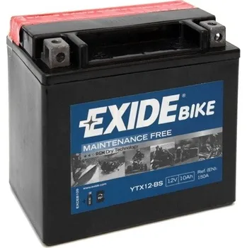 Auto-moto Exide Bike Maintenance Free ETX12-BS 12V 10Ah 150A
