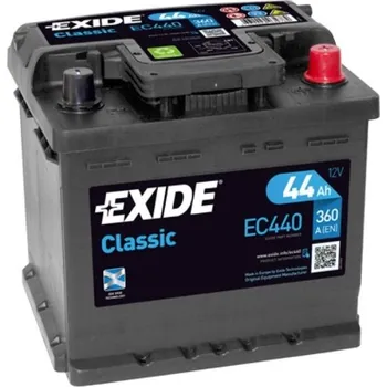 Autobaterie Exide Classic EC440 12V 44Ah 360A
