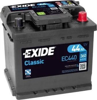 Autobaterie Exide Classic EC440 12V 44Ah 360A