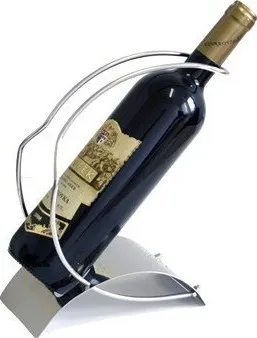 Stojan na víno Nerezový stojan na víno, 1 víno P0003