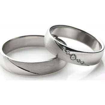 Prsten Snubní prsteny z chirurgické oceli OC1091 (Snubní prsteny OC1091)