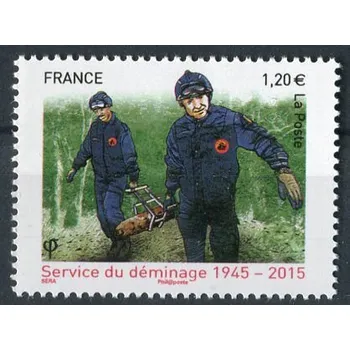 Poštovní známka Post France (2015) MiNr. 6076 ** - Francie - 70 let Národní odminovací služba