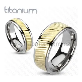 Prsten Snubní Titanové prsteny R-TM-3151 (Snubní prsteny R-TM-3151)