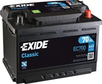 Autobaterie Exide Classic EC700 70Ah 12V 640A