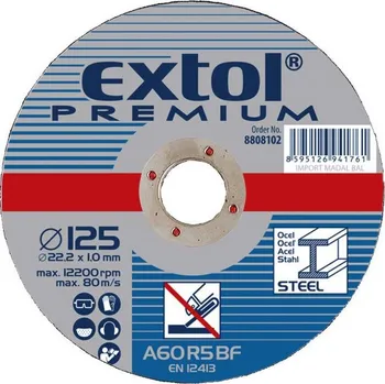 Řezný kotouč Extol Premium 8808122 125 mm