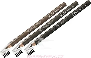 Tužka na obočí Dermacol Eyebrow Pencil No.2 Tužka na obočí 1,6g Odstín 2
