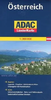 Österreich ADAC LänderKarte 1:300 000