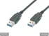Datový kabel USB3.0 propojovací 1.8 m A-A - černý