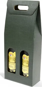 Dárková taška Kartónový box Verde na 2 láhve SD008