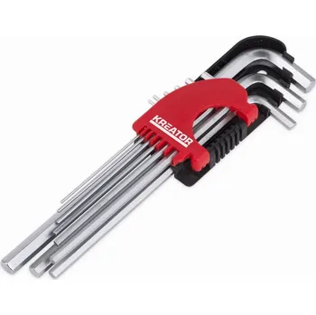 Klíč Sada imbusových klíčů HEX dlouhé 9ks 1,5-10 KRT408301 KREATOR