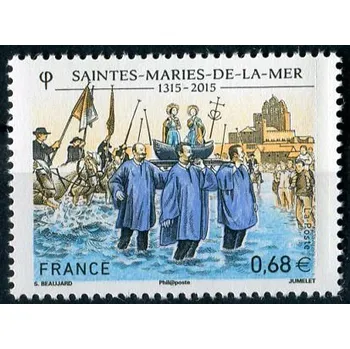 Poštovní známka Post France (2015) MiNr. 6110 ** - Francie - 700 let poutí Saintes-Maries-de-la-Mer