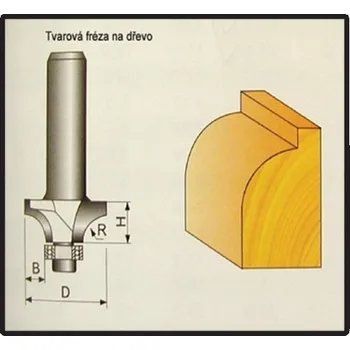 Fréza Stavtool Tvarové frézy do dřeva 3,97 x 3,97 x 8 mm