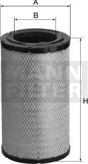 Vzduchový filtr Filtr vzduchový MANN (MF C16324)