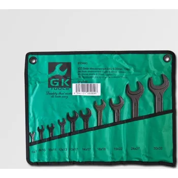 Klíč Sada klíčů oboustranné 6-32 mm, 10 dílů, obal