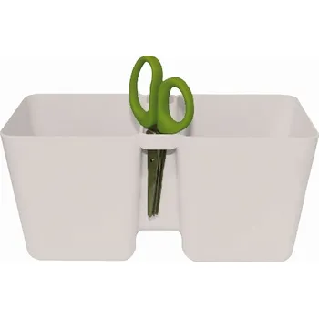 Květináč Prosperplast Limes Cube květináč na bylinky 2,5 l bílý