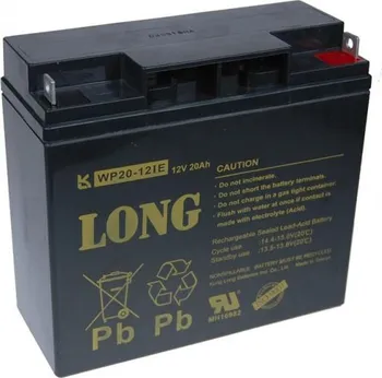 Záložní baterie Long 12V 20Ah olověný akumulátor DeepCycle AGM F3 (PBLO-12V020-F3AD)