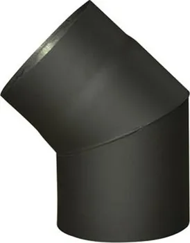 Kouřovod koleno kouřové 120mm/45st.t.1,5mm ČER