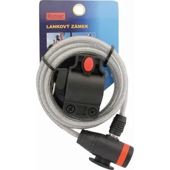Richter zámek lankový 8 x 1800 mm Zámek na kolo Richter zámek lankový 8 x 1800 mm