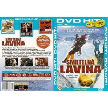 DVD film Smrtelná lavina DVD