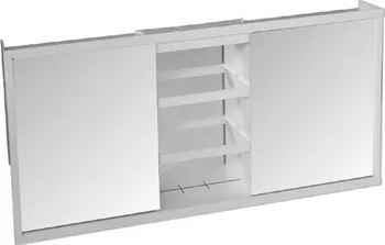 Koupelnový nábytek Skříňka koupelnová trojdílná TZS-3 73 x 36,5 x 10 cm bílá