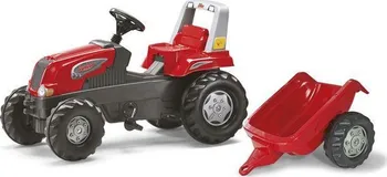 Dětské šlapadlo Rolly Toys Šlapací traktor Junior s vlečkou akční