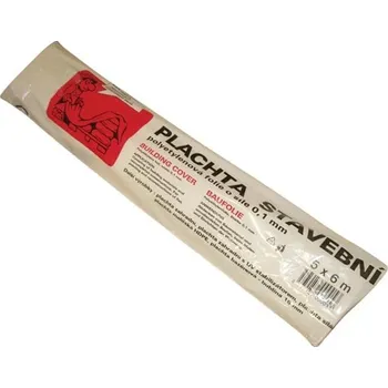 M.A.T Group Plachta stavební 5 x 6 m/0,10mm transparentní