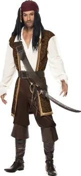 Karnevalový kostým Smiffys Kostým Mořský pirát Jack Sparrow