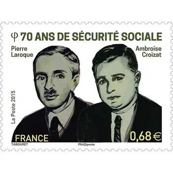 Poštovní známka Post France (2015) MiNr. 6276 ** - Francie - 70 let sociálního zabezpečení