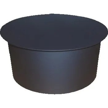 víčko kouřové 200mm t.1,5mm ČER