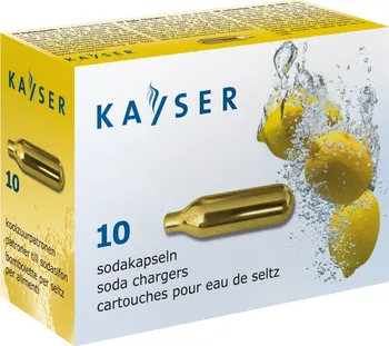 Příslušenství pro výrobník sody KAYSER Sifonové bombičky v krabičce 10 ks