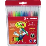 STABILO POWER vláknový fix 12ks
