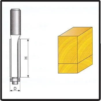 Stavtool tvarové frézy do dřeva 8x9x50mm Vrták Stavtool tvarové frézy do dřeva 8x9x50mm