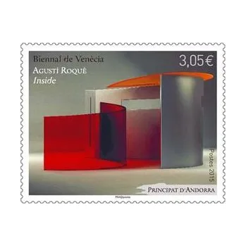 Poštovní známka Post France (2015) MiNr. 791 ** - Andora (Fr.) - Umělecká výstava Bienále