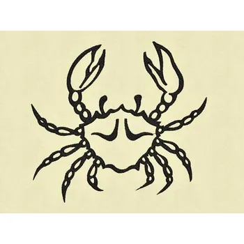 Pelisport Výšivka zvěrokruh Rak S - 10 x 9 cm